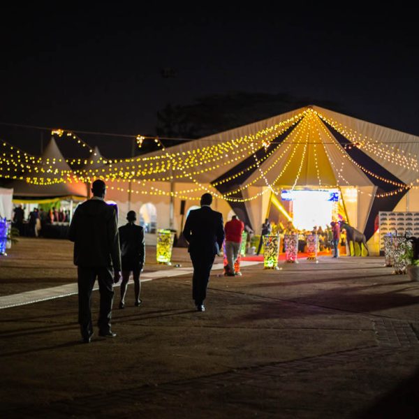 Fairy lights for that extra ambience on your outdoor set up